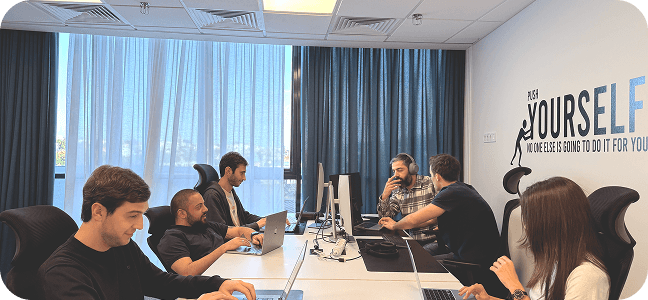 Team meeting and collaboration